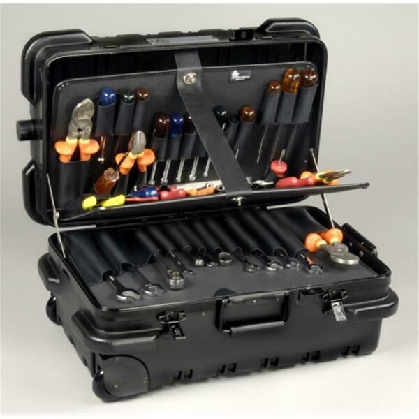 Chicago Case Co MMSLCART Military Ready Slimline Black Tool Case 95-8601